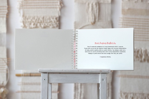 Album na zdjęcia i laurki dla Babci