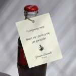 Urodzinowe zawieszki taniec na butelki - zestaw 18 szt