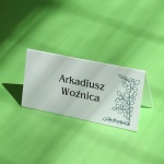 Roślinne winietki urodzinowe