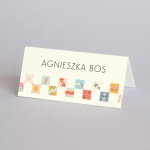 Mozaikowe winietki urodzinowe