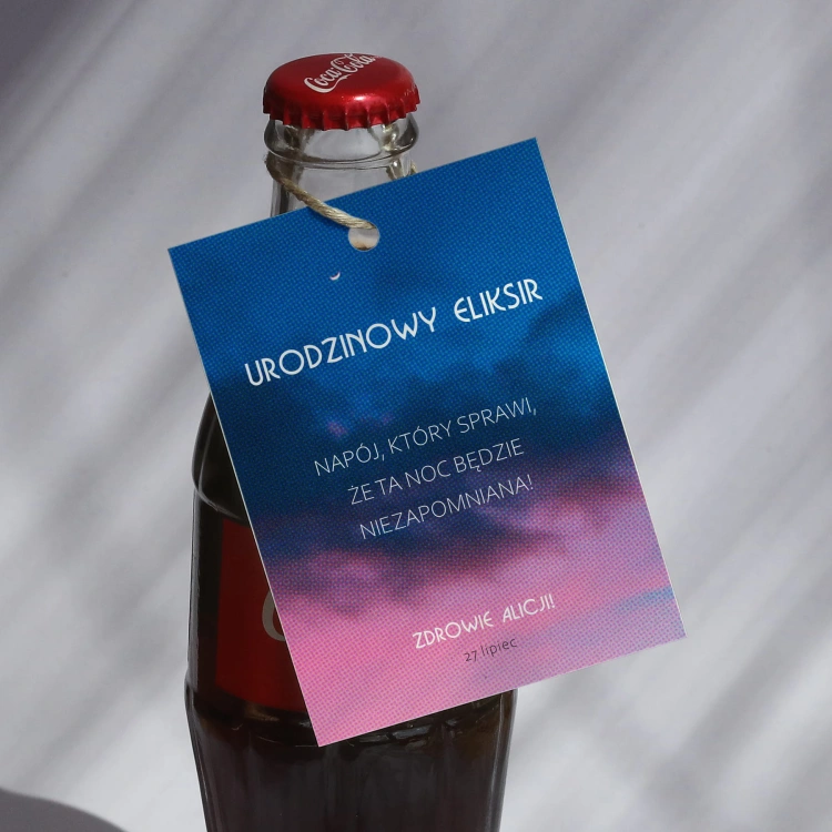 Urodzinowe zawieszki w wieczornym klimacie - zestaw 18 szt