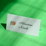 Winietki urodzinowe z kwiatem