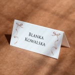 Delikatne winietki urodzinowe ze wstążkami