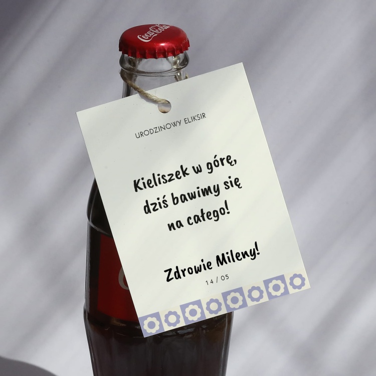 Urodzinowe zawieszki z mozaiką- zestaw 18 szt