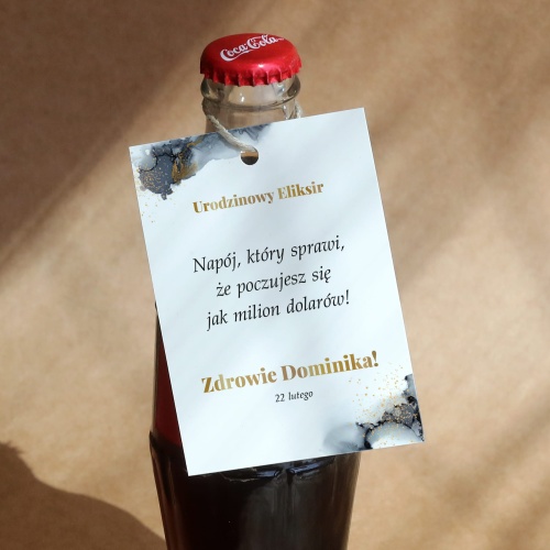 Urodzinowe zawieszki z eleganckim wzorem- zestaw 18 szt