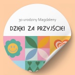 Naklejki na urodziny graficzne motywy