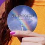 Naklejki na urodziny z wiatrakiem