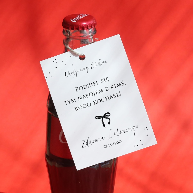 Urodzinowe eleganckie zawieszki z kokardką- zestaw 18 szt