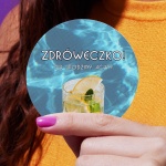 Naklejki na urodziny z drinkiem