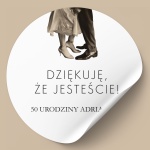 Naklejki na urodziny romantyczne