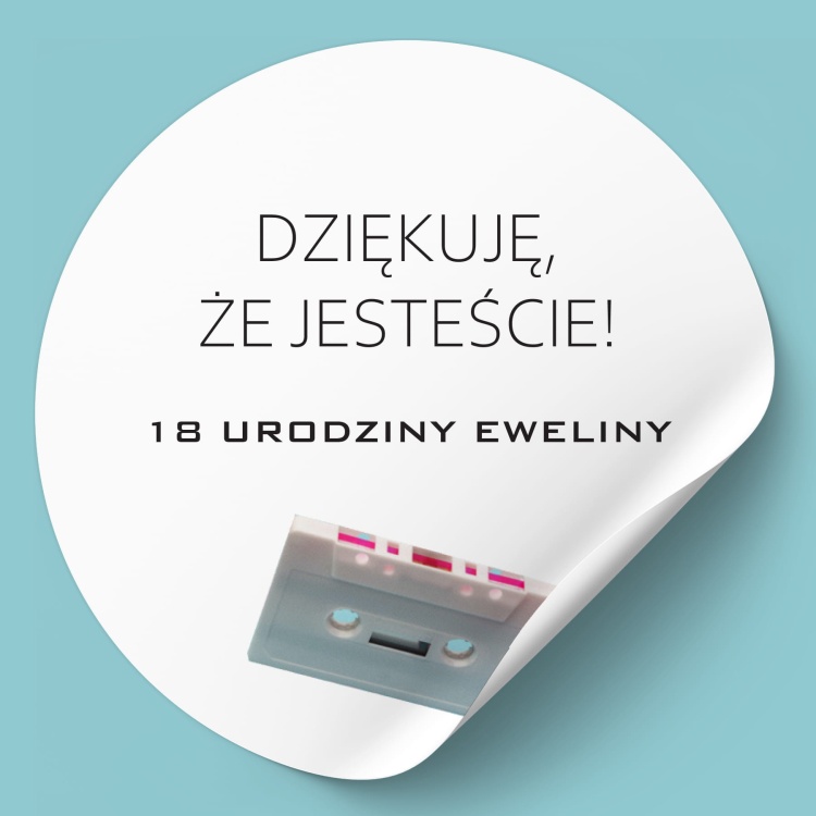 Naklejki na urodziny vhs