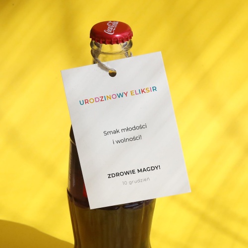 Urodzinowe kolorowe zawieszki- zestaw 18 szt