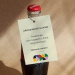 Urodzinowe kolorowe zawieszki ze wzorem- zestaw 18 szt