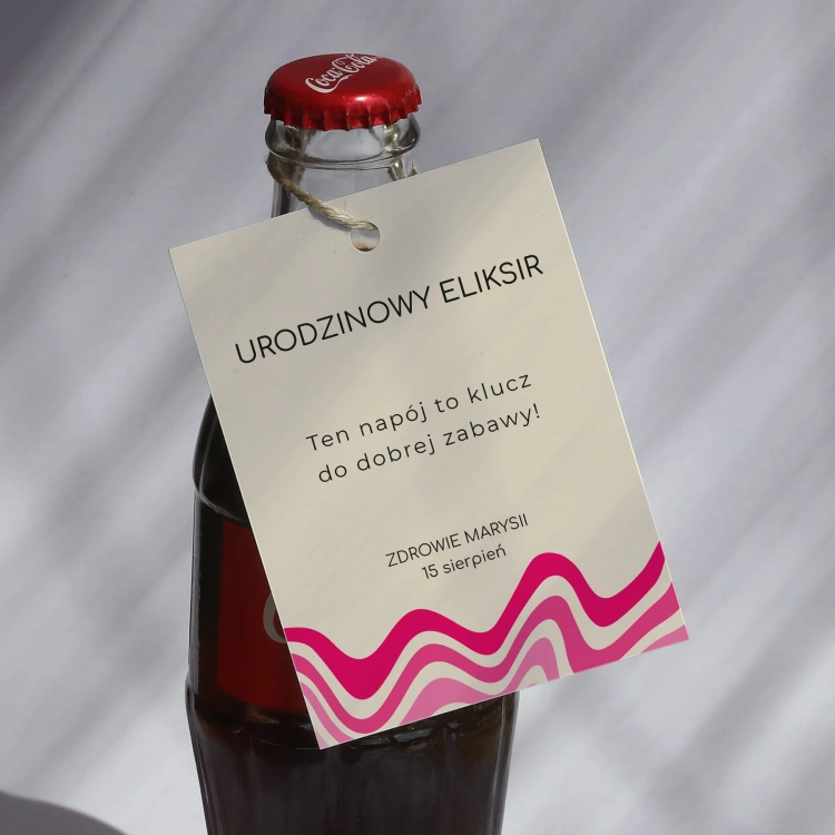 Urodzinowe kolorowe zawieszki ze wzorem- zestaw 18 szt