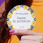 Naklejki na urodziny ceramika