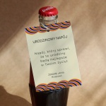 Urodzinowe kolorowe zawieszki ze wzorem- zestaw 18 szt