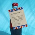 Urodzinowe kolorowe zawieszki ze wzorem- zestaw 18 szt