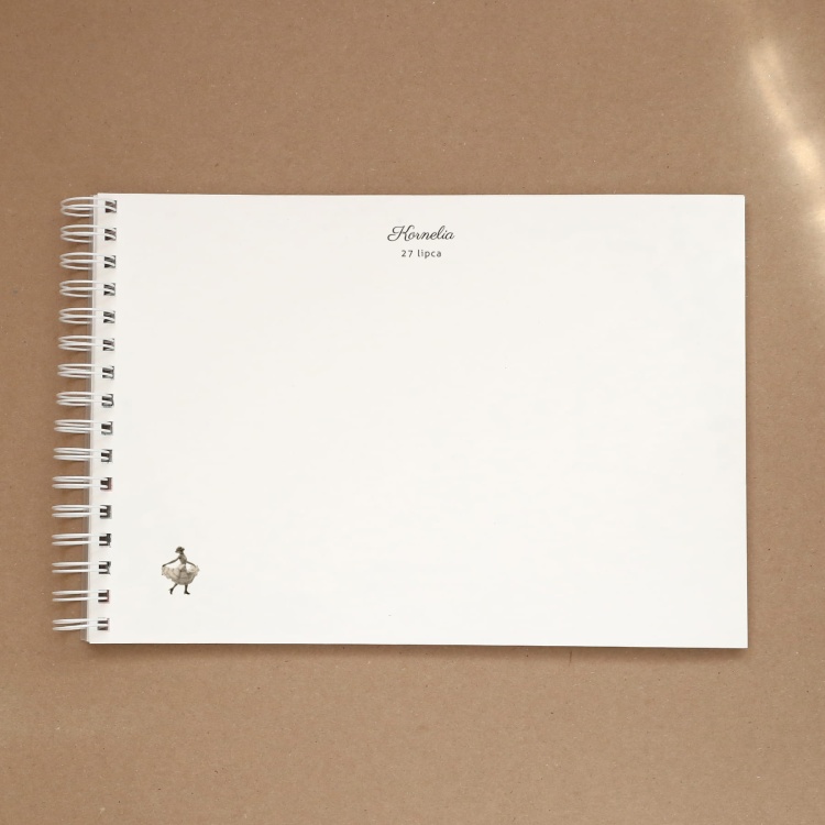 Księga gości retro na przyjęcie urodzinowe - strona w środku