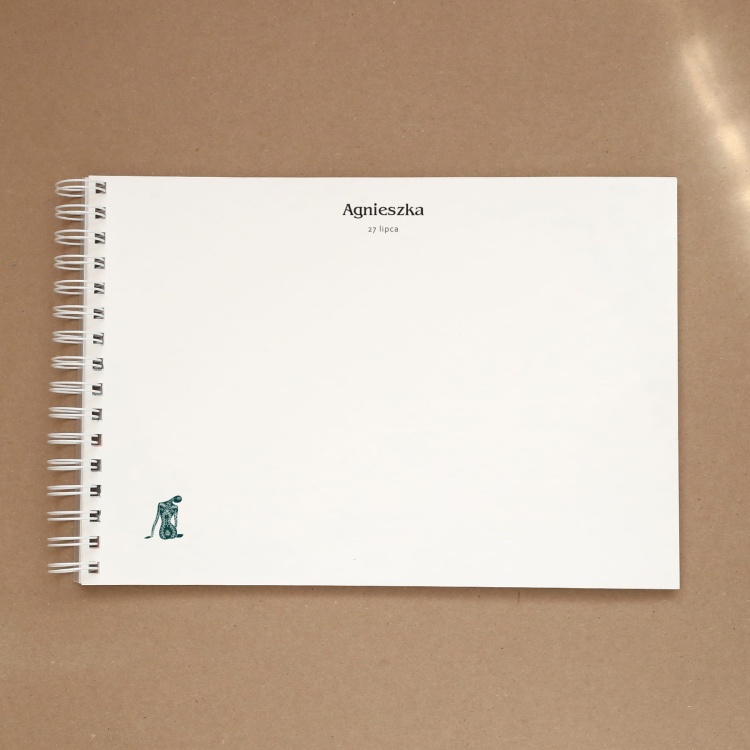 Księga gości na przyjęcie urodzinowe - strona w środku