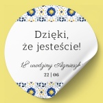 Naklejki na urodziny folklor