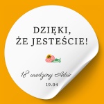 Naklejki na urodziny kwiatuszek