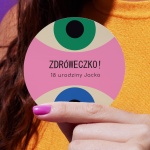 Naklejki na urodziny z oczami