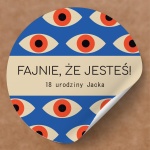 Naklejki na urodziny oczy