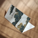 Karty menu na przyjęcie z niebem okładka