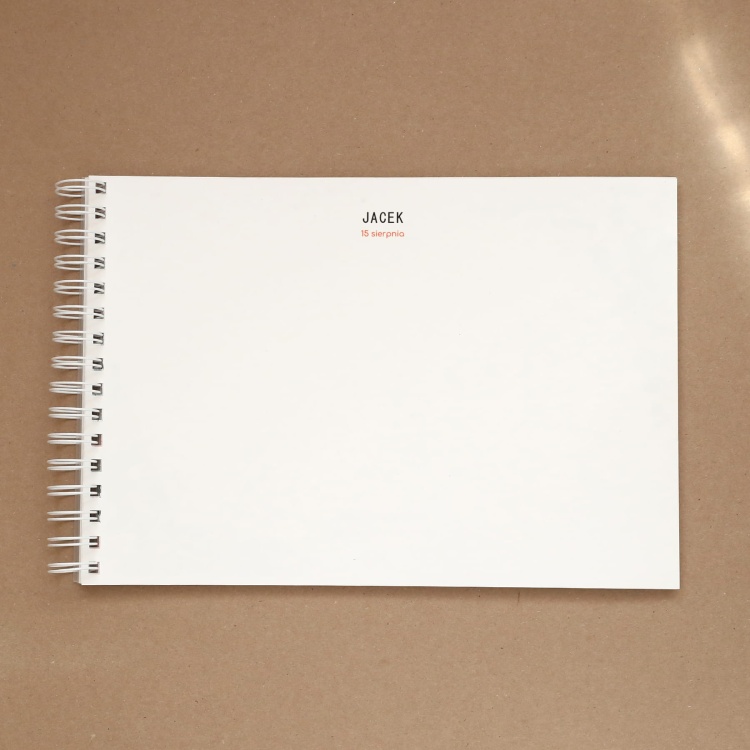 Wzorzysta księga gości na przyjęcie urodzinowe - strona w środku