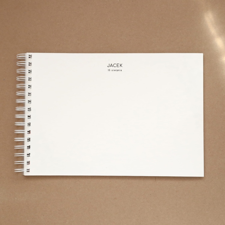 Wzorzysta księga gości na przyjęcie urodzinowe - strona w środku