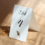Vintage numerki na stół urodzinowy