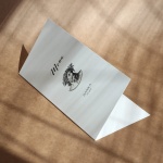 Karty menu na przyjęcie vintage okładka