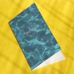 Karty menu na przyjęcie ocean okładka