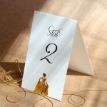 Numerki na stół urodzinowy w stylu vintage