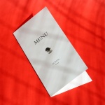 Karty menu na przyjęcie romantyczne okładka