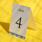 Numerki na stół urodzinowy ze wzorem