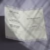 Karty menu na przyjęcie kwiatuszek wnętrze