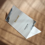 Eleganckie karty menu na przyjęcie- okładka