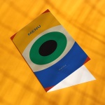 Karty menu na przyjęcie ze wzorem z okiem- okładka