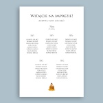 Vintage plan stołu urodzinowego z damą