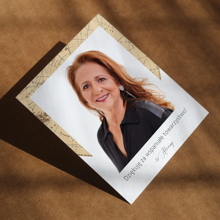 Polaroid podziękowanie dla gości - vintage