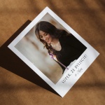 Polaroid podziękowanie dla gości - minimalistyczne eleganckie