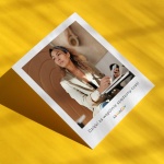 Polaroid podziękowanie dla gości - kolorowa czterdziestka