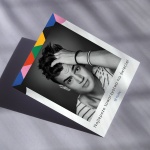 Polaroid podziękowanie dla gości - kolorowe retro hippie 70s