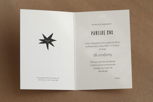 Zaproszenia urodzinowe stanger