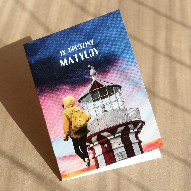 Zaproszenia urodzinowe z kolażem w stylu retro