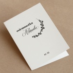 Czarno-białe zaproszenia na urodziny