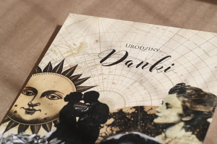 Zaproszenia urodzinowe w stylu vintage