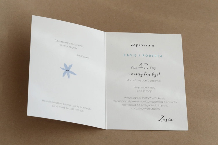 Zaproszenia na urodziny Crayon Abstract