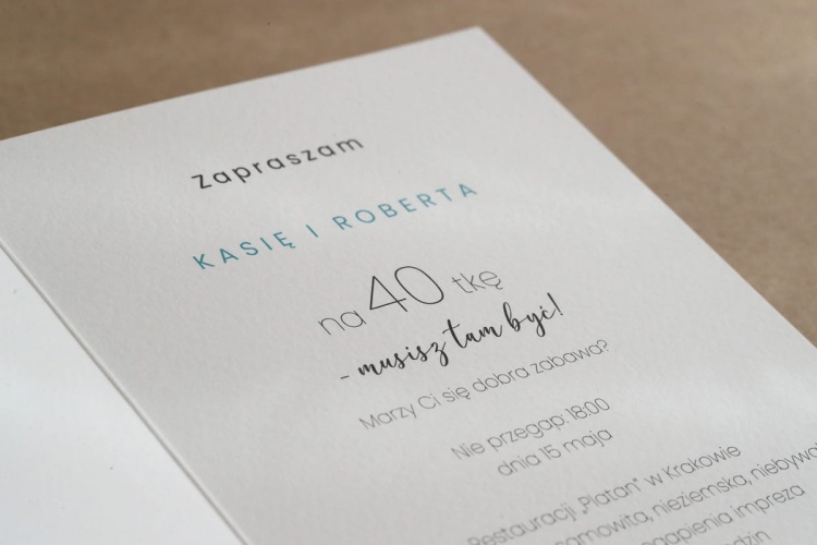 Zaproszenia na urodziny Crayon Abstract